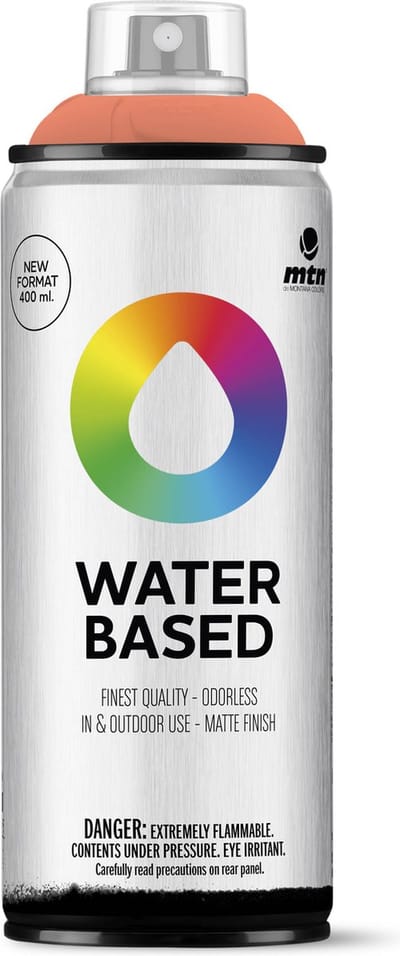 MTN Water Based Spuitbus - verf op waterbasis - RV-223 Buddha Red - 400ml