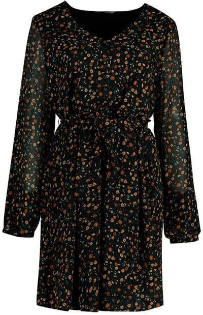 Only Valerie Fr Lange Jurk Bruin XS Vrouw