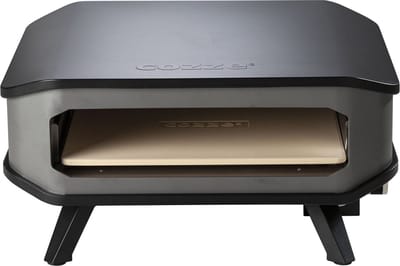 Cozze - Pizza Oven Gas 17 Inch met Pizzasteen 30 Mbar 5.0 KW - Roestvast Staal - Zwart