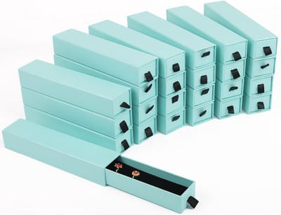 Luxe Sieradendoos met 24 Lades - Fluweel Gevoerde Organizer voor Kettingen en Armbanden