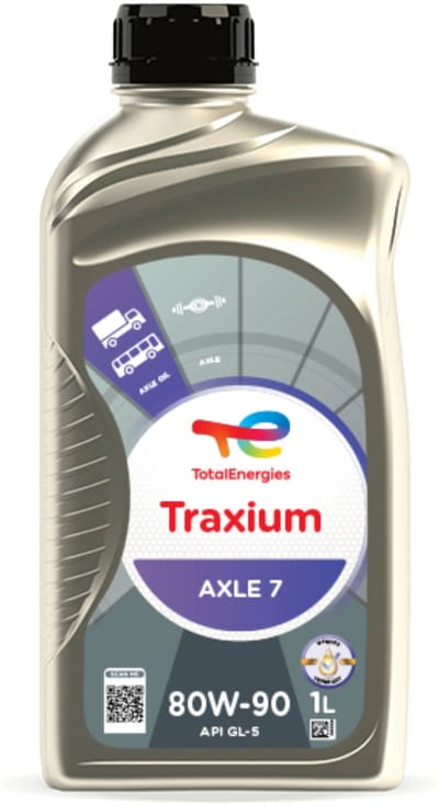 Total Traxium Axle 7 80w90 versnellingsbak olie 1 liter