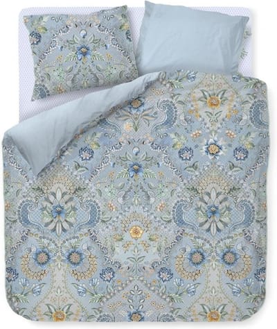 Pip Studio Saluti Grandi dekbedovertrek - Lits-Jumeaux - 240x200/220 - Licht blauw
