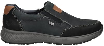 Rieker Instappers blauw Nubuck - Maat 43