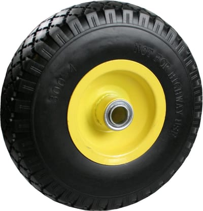Benson Anti-lek transportwiel - stalen velg - 260 x 85 mm - geel