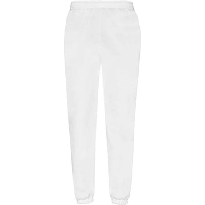 Fruit of the Loom Heren klassieke joggingbroek met elastische zoom (Wit)
