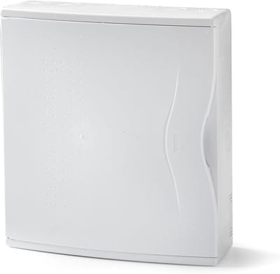 Stoppenkast Kast - Verdeelkast Elektra - Veilige Elektra - IP40 Bescherming - 35x31x11cm - Grijs Wit