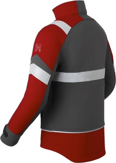 HAVEP Softsh. 5-Safety Image+ 50384 - Charcoal/Rood - L