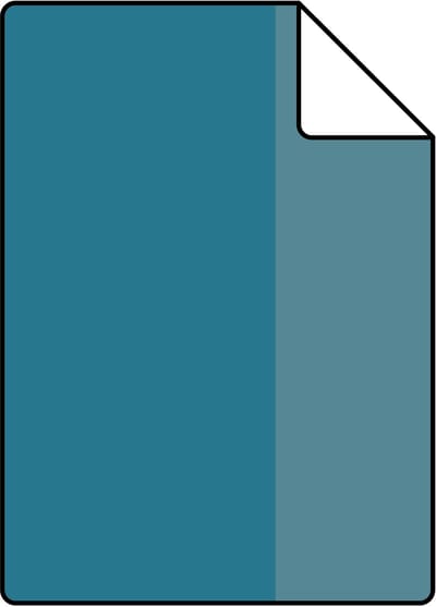 Proefstaal Origin Wallcoverings behang strepen petrolblauw - 26,5 x 21 cm - 345909-S