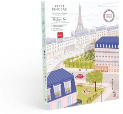 La Petite Epicerie Painting by Number Kit "SPRING IN PARIS" 329g H33xW25.5xL3.5cm genummerde schilderijenset | Creatieve | Hobbyset | kinderen en volwassenen