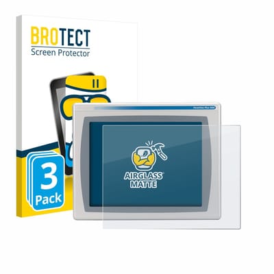 BROTECT - Screenprotector voor Allen Bradly HMI AB 2711P-RDT15C - Folie Beschermfolie Beschermglas matte 3 Stuks