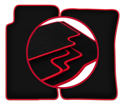 CARLUX-RED automatten voor: Mazda MX-5 I cabriolet (1989-1998)