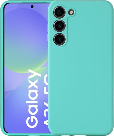Hoesje geschikt voor Samsung Galaxy A36 hoesje zacht siliconen- Arara backcover - Mint Groen