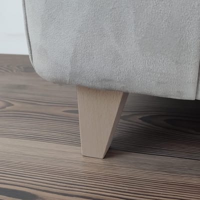 Set van 4 Houten Meubelpoten - Natuurlijk Hout - 9,5 cm Hoogte - Geschikt voor Bank en Diverse Meubels