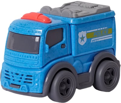 Speelgoedtopdeals - BIOplastic Politiewagen - 8 cm - Duurzaam speelgoed