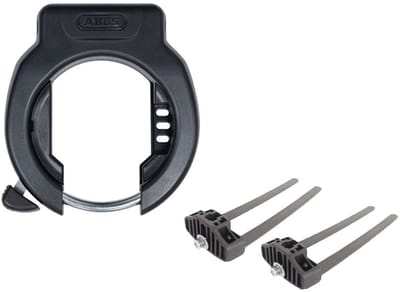 Abus Amparo 4750L ART2 ringslot met bevestiging set - Zwart