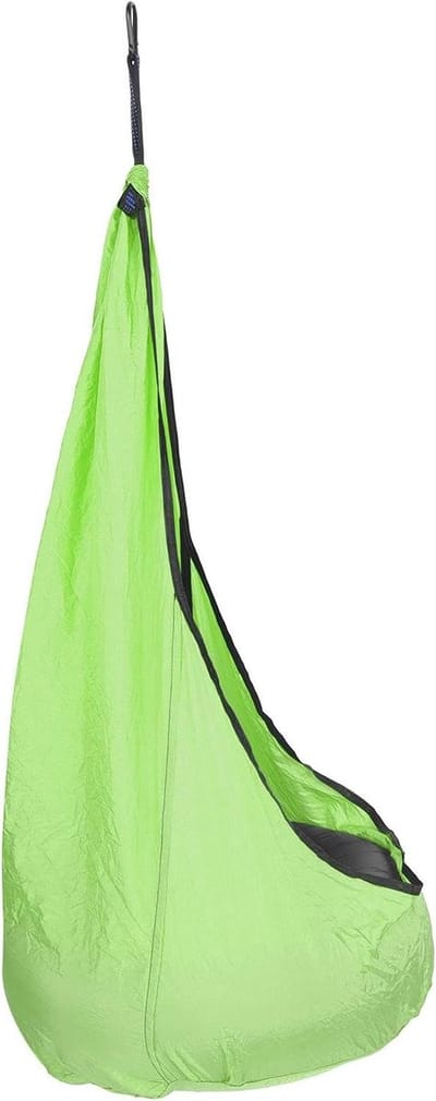 Hangmatstoel - Schommelstoel Pod - Ontspannen Buiten - Ademend Nylon - 140x70cm - Fruitgroen