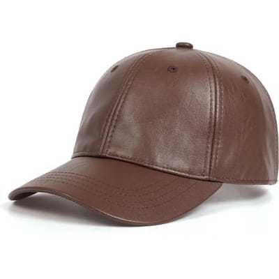 Unisex Effen Kleur Leer Baseballpetten Lente En Herfst Buiten Verstelbare Casual Petten Hip Hop Pet Zonwerende Pet gray