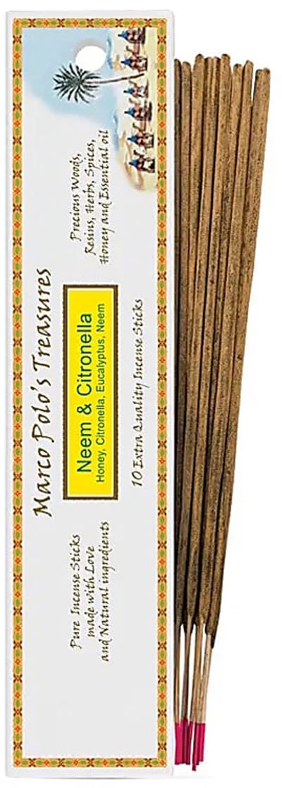 Wierook Marco Polo's Treasures Neem en Citronella - 20 gram