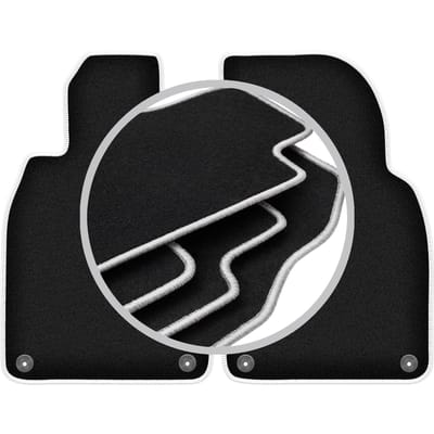 CARLUX-SILVER automatten voor: Porsche Boxster 718 roadster (2016-)