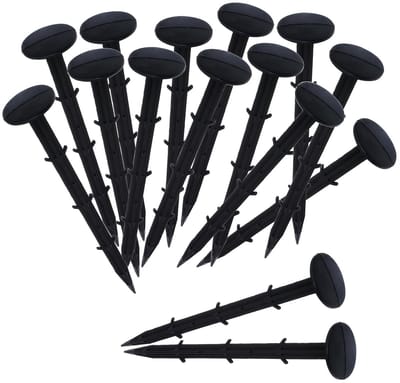 Dailygoods- Tentharingen 21 cm - 48 Stuks - Hoogwaardig Plastic - Verankering voor Tenten - Tuin/Gazon - Duurzaam en Schokbestendig - Grondpennen