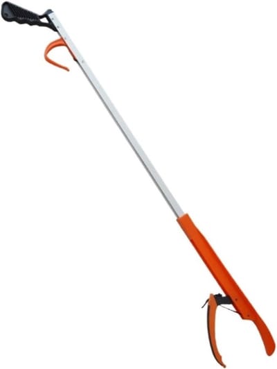 Afvalprikker - Grijpstok Oppakker - Afval Verzamelen - Met Haak - 75 cm - Oranje