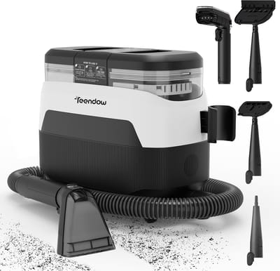 Teendow Tapijtreiniger - 1650 W Professionele Tapijtreiniger - -12000PA - Bank reiniger - Zetelreiniger - Meubelreiniger - Handstomer - Matrasreiniger - Waterstofzuiger - Reiniger voor auto bank vloer en tapijt