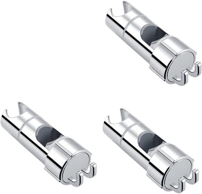 GELLDG 3 Stuks - Universele Handdouchehouder - Verstelbaar 18-38 mm - Kunststof - Flexibel Instelbaar - Direct Gebruiksklaar - Geschikt voor Badkamer