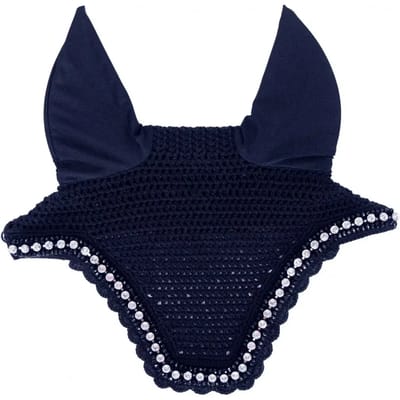 Kentucky Horsewear - Oornetje Wellington big stone & pearl soundless donker navy