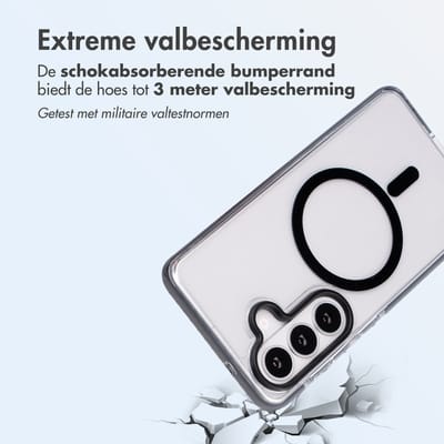imoshion Hoesje - Geschikt voor Samsung Galaxy S26 - Combat Backcover met Magnetische Ring - Zwart