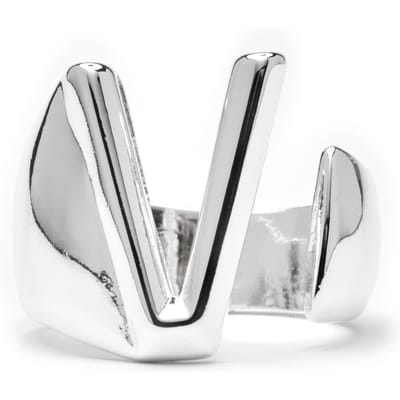 Luxenter Ring met zilveren afwerking - Alphabet