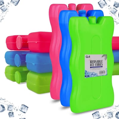 Set van 16CM Vriezer Blokken - Lange Koeltijd voor Koelbox en Picknicktas