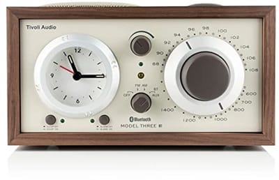 Bluetooth FM/MW Alarm Clock Radio met Analog Horloge