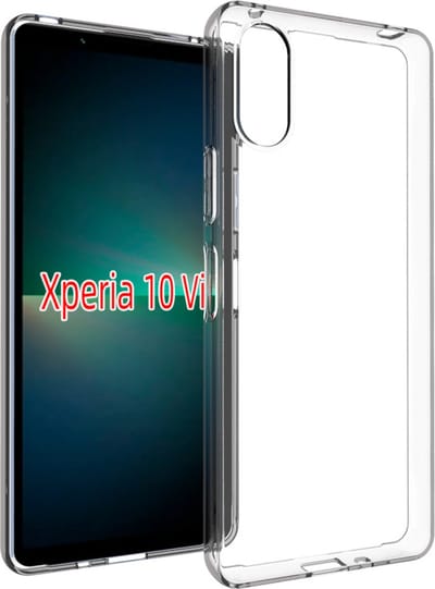 MobyDefend Hoesje - Geschikt voor Sony Xperia 10 VI - Transparante TPU Backcover - Volledig Doorzichtig