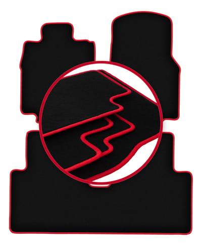CARLUX-RED automatten voor: Mercedes A W168 Family minivan (2001-2005)