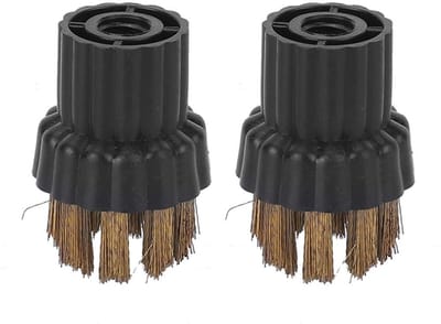 Dailygoods- Borstelkop Vervangend Accessoire - Messing Borstelkop - Dweilaccessoires - 2 Stuks - Duurzaam - Geschikt voor X5 - Opzetborstel