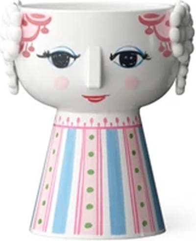 Bjørn Wiinblad Eva kandelaar H9.5cm D8cm roze