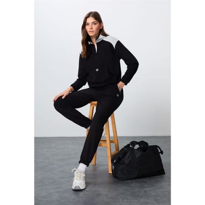 Kleurblock Fleece Trainingspak Set