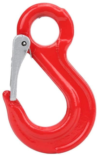 Dailygoods- Vishaken met Veiligheidsslot - Gelegeerd Staal - Hoge Sterkte - Corrosiebestendig - Spanningsweerstand - Slijtvastheid - Hijshaak