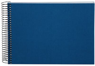 Goldbuch - Spiraalalbum Bella Vista - 24x17 cm - Blauw met witte pagina’s