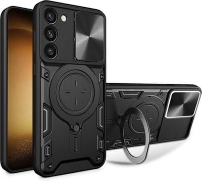 Hoesje geschikt voor Samsung Galaxy S23 - Techsuit CamGuard Pro Back Cover - Zwart