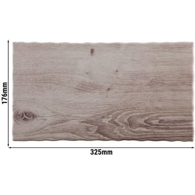 GGM Gastro (6 Stück) GN-Tablett 1/3 - DRIFTWOOD - Melamin - Höhe: 15mm - Grau