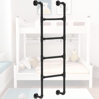 Metalen Zoldertrap - Industriële Ladder - Veilige Toegang Creëren - Stevige Ijzeren Constructie - 150kg Draagvermogen