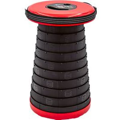 WEDO® SITTOGO®NXT telescopische kruk, opvouwbaar, in hoogte verstelbaar, met schouderriem, tot 150 kg, ABS-kunststof, rood