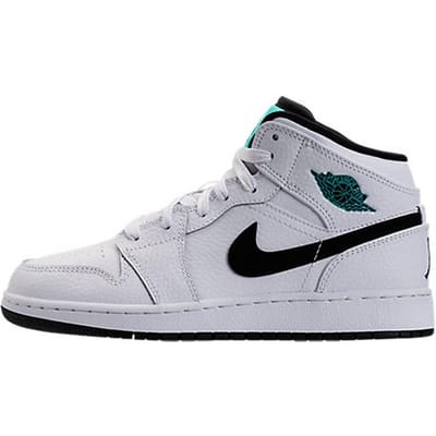 Jordan 1 Retro Mid GS Hyper Jade 554725-122 36
