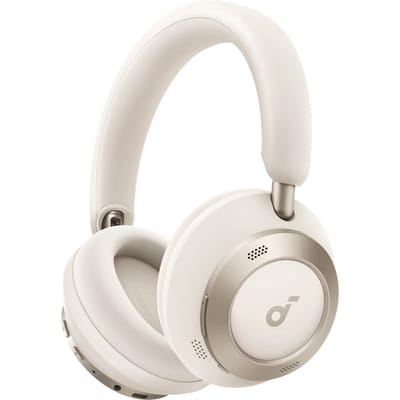 Soundcore by Anker Space One Pro draadloze hoofdtelefoon, adaptieve actieve ruisonderdrukking, 6 microfoons, opvouwbaar en comfortabel, 60 u