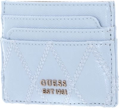 GUESS Kaarthouder Adi SLG Card Holder Sky Blue Lichtblauw