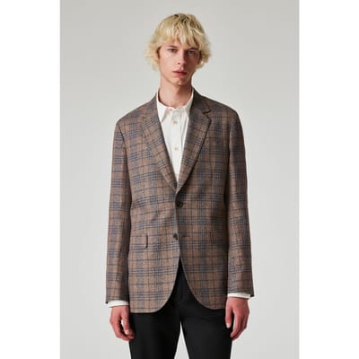 Paul Smith Mens 2 Button Jacket Brown Size: 46 | Blazers Outlet | Heren | Bruin