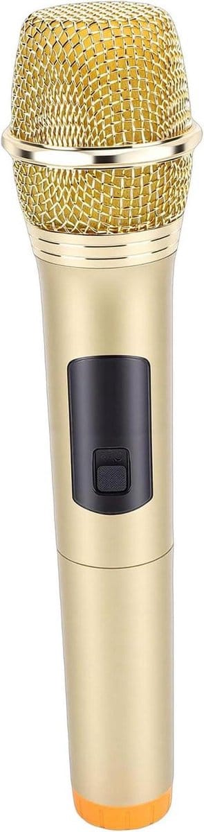Draadloze Microfoon - Zangmicrofoon Handheld - Podium Optredens - 2.4G Draadloze Vrijheid - 20 Meter Bereik - Zwart