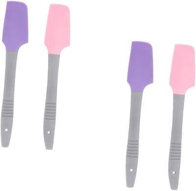 Silicone Wax Spatula - Applicator Sticks - Haar Verwijderen - Herbruikbaar Non-stick - 4 Stuks - Diverse Kleuren
