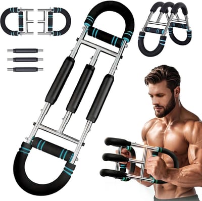 Twister Arm Trainer - Verstelbare Borsttrainingsapparatuur - Armoefenapparatuur - Borst- En Bovenlichaamkrachttrainer - 3 Weerstandsniveaus